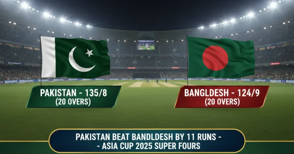 Pakistan vs Bangladesh