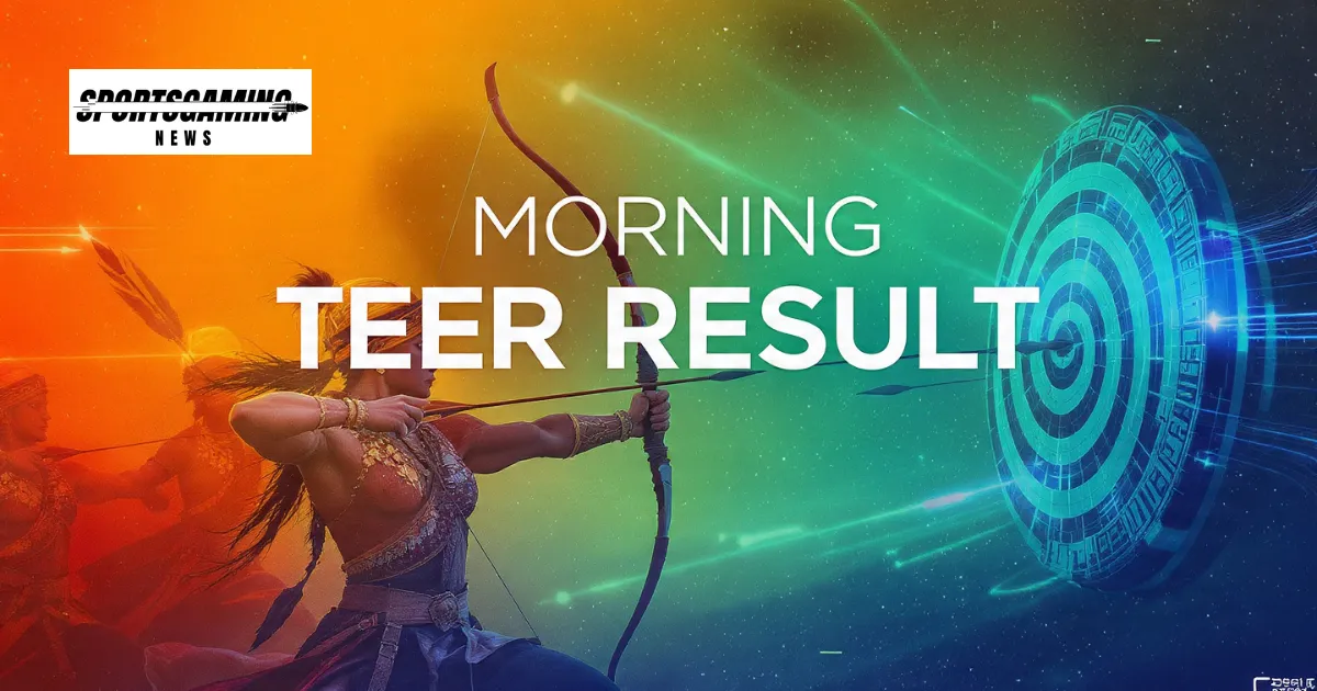 Morning Teer Result Today's Shillong Morning Teer Updates
